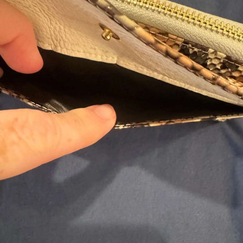 47 Maple Snake Print Wristlet Wallet